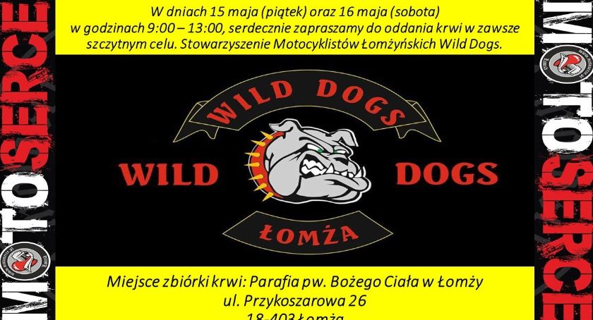 Motocykliści zapraszają do oddawania krwi