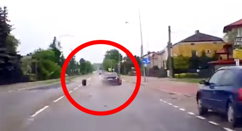 Incydent z BMW! Podczas jazdy wyprzedziło go jego własne koło [VIDEO]