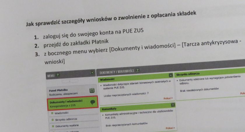 Przedsiębiorca może sprawdzić, czy ma zwolnienie ze składek