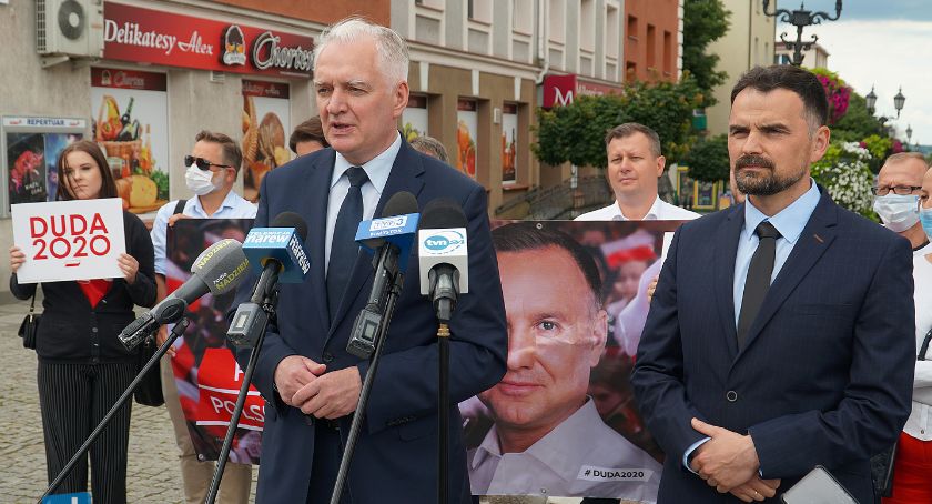 Jarosław Gowin namawiał w Łomży do głosowania na Andrzeja Dudę [FOTO]