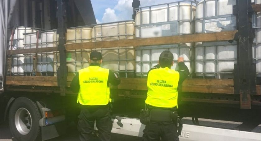 Podlaska KAS zatrzymała transport oleju