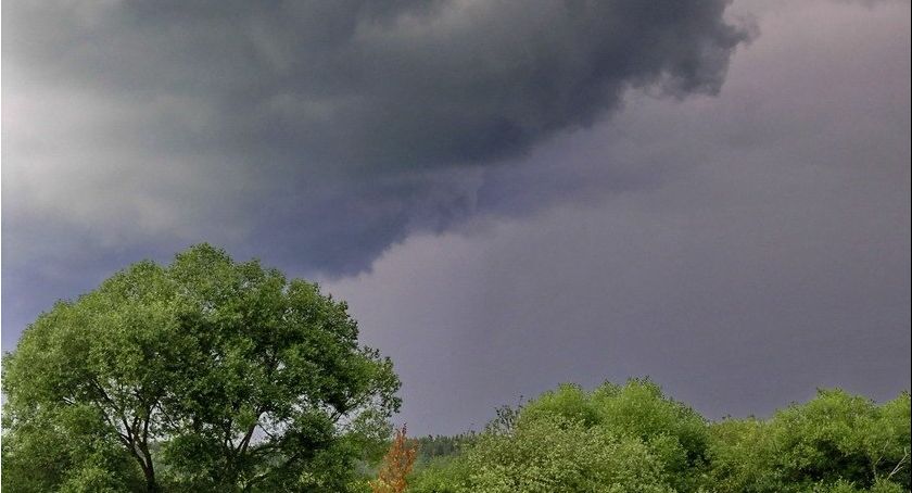 Możliwe burze z gradem