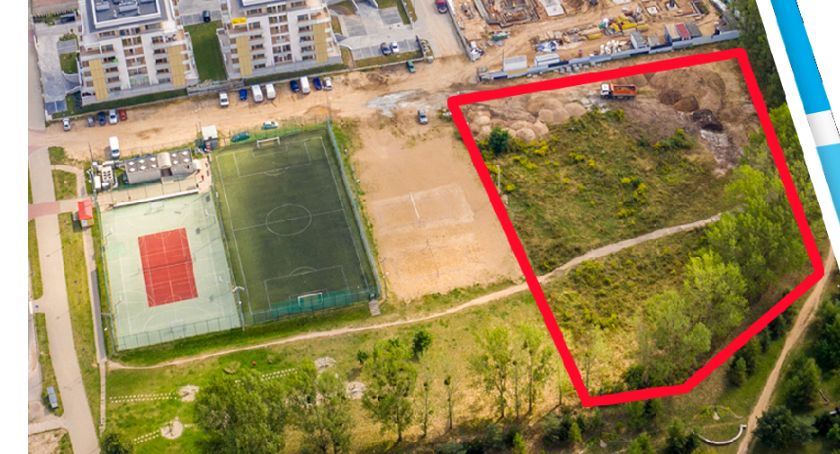 Park linowy, tor rowerowy, a może boisko? Jak zagospodarować teren obok Parku Jana Pawła II?