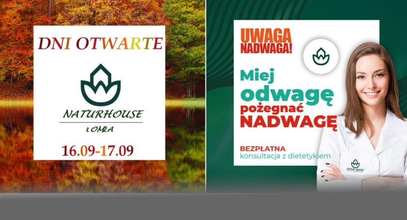 Masz dość zbędnych kilogramów? Dowiedz się jak się ich pozbyć! Skorzystaj z dni DNI OTWARTYCH W NATURHOUSE