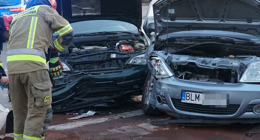 Wypadek na ul. Legionów. Są poszkodowani [FOTO]
