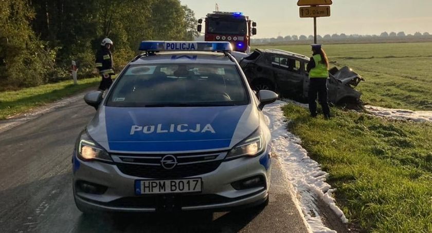 Wypadek na drodze do Mężenina. Kilka osób w szpitalu! 