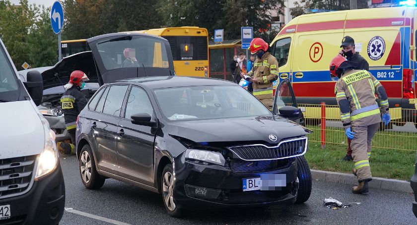 Groźna kolizja na Zawadzkiej [FOTO]