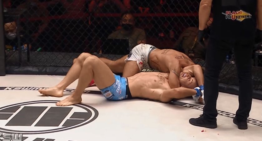 KSW 55. Damian Stasiak udusił Patryka Surdyna [VIDEO]