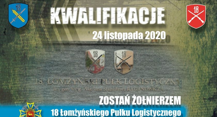 Kolejne kwalifikacje do 18 Łomżyńskiego Pułku Logistycznego. Tym razem zasady są inne
