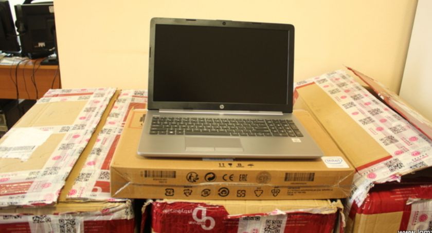 Łomża. Kolejne laptopy do zdalnej nauki