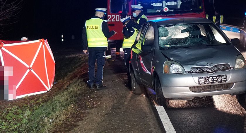 Śmierć na drodze. Tragiczny wypadek w wigilijny wieczór [FOTO]