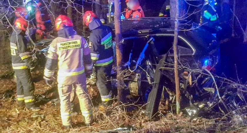 Tragedia w Nowym Roku. Kierowca zginął na miejscu [FOTO]