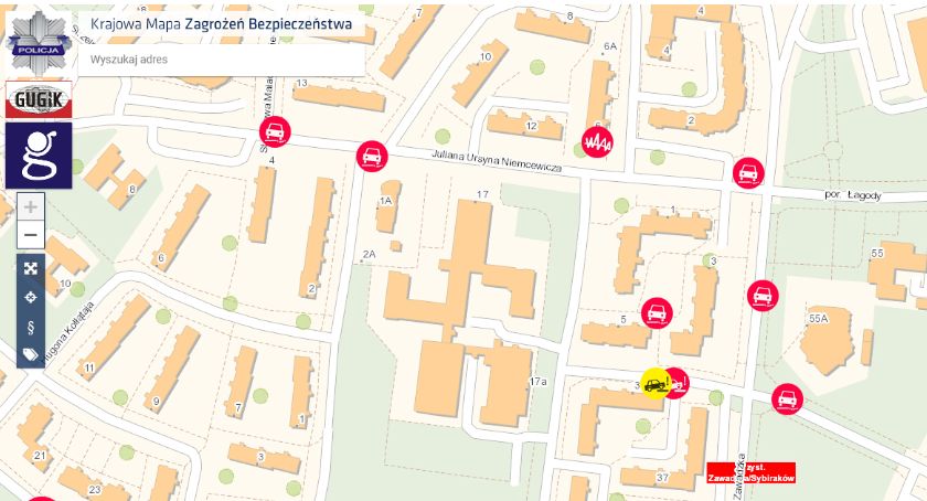 Mapa cieszy się sporą popularnością. Zgłoszeń nie brakuje