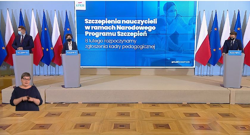 Od poniedziałku zapisy nauczycieli na szczepienia [VIDEO]