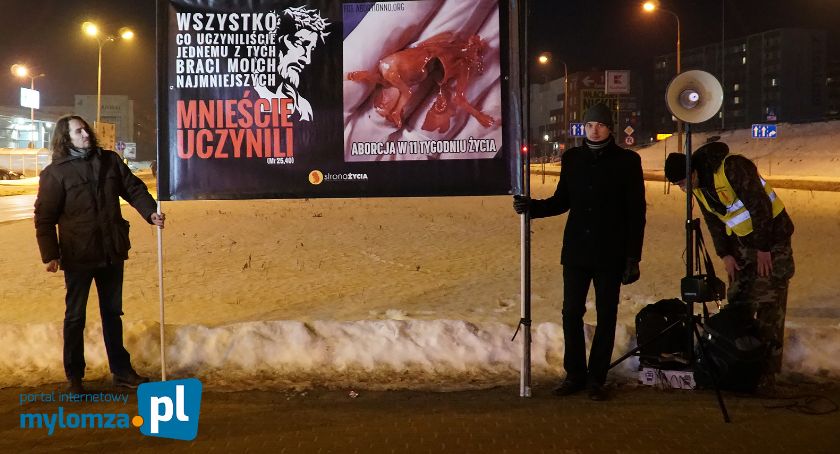 Łomża: Protestowali przeciwko aborcji [VIDEO i FOTO]