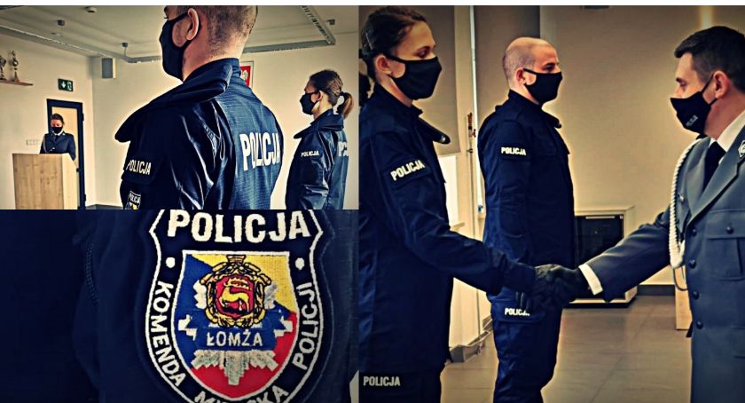 Nowi policjanci w Łomży [FOTO]