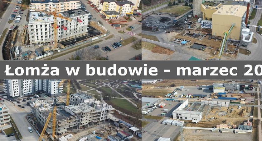 Łomża w budowie: Mieszkania i obiekty przemysłowe [VIDEO]