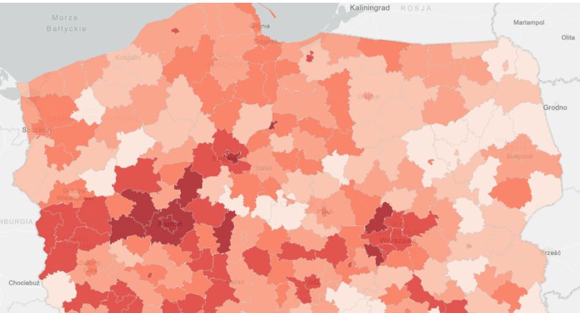 Rekordowa liczba zakażeń w Polsce. W Łomży i powiecie potwierdzono 41 nowych zakażeń