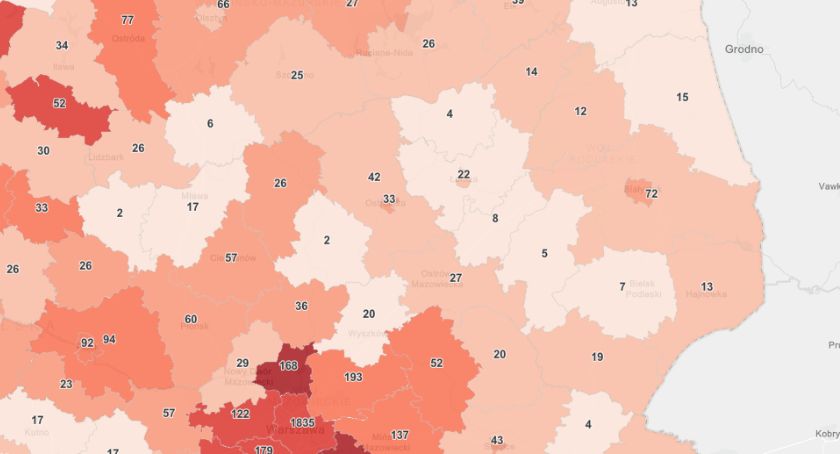 Koronawirus w Łomży i regionie. Mamy nowe dane