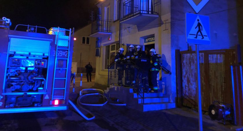 Jedwabne: Pożar w aptece![FOTO]