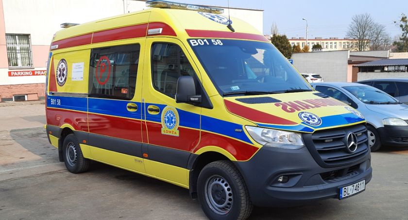 Nowy ambulans w łomżyńskim pogotowiu