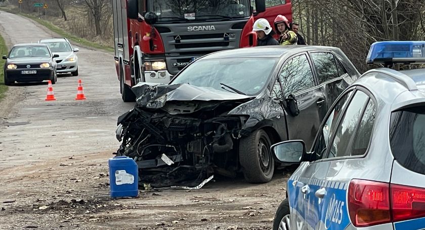 Wypadek na trasie Jedwabne – Wizna [FOTO]