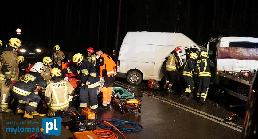 Wypadek w Morgownikach. Co najmniej 3 osoby w szpitalu [FOTO]