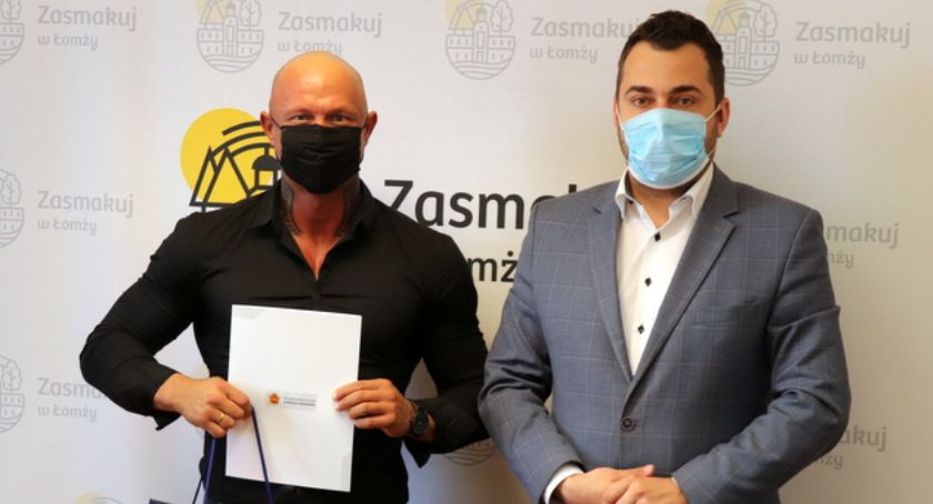 Kulturysta z pasją u prezydenta