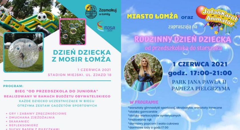 Zbliża się Dzień Dziecka. Co będzie działo się w Łomży?