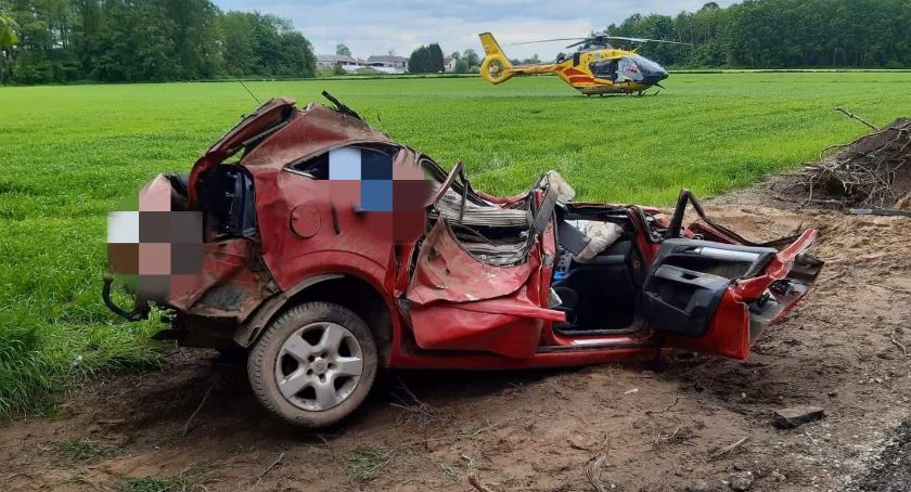 Koszmarny wypadek w gminie Ciechanowiec