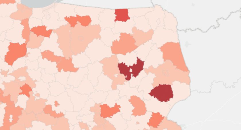 Cztery zakażenia i zgon w powiecie łomżyńskim