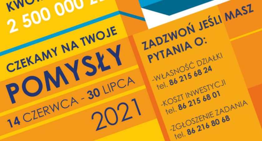 Budżet Obywatelski Miasta Łomża 2022. Można zgłaszać propozycje!