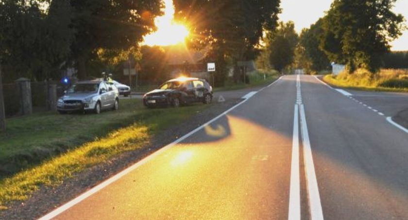 Pijany traktorzysta spowodował kolizję i uciekł z miejsca zdarzenia