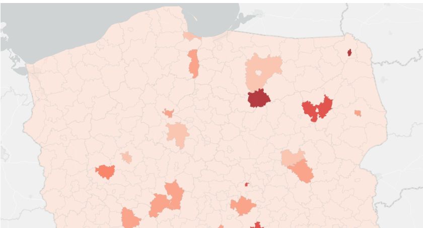 W powiecie potwierdzono jedno zakażenie koronawirusem