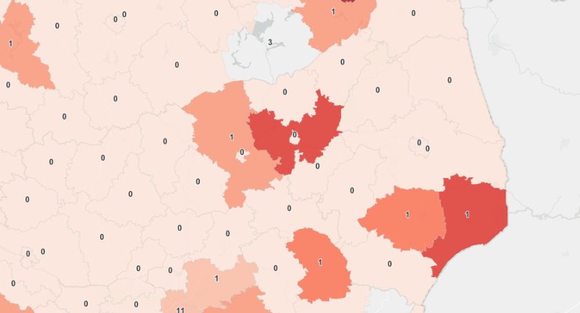 W Podlaskiem odnotowano tylko 3 zakażenia