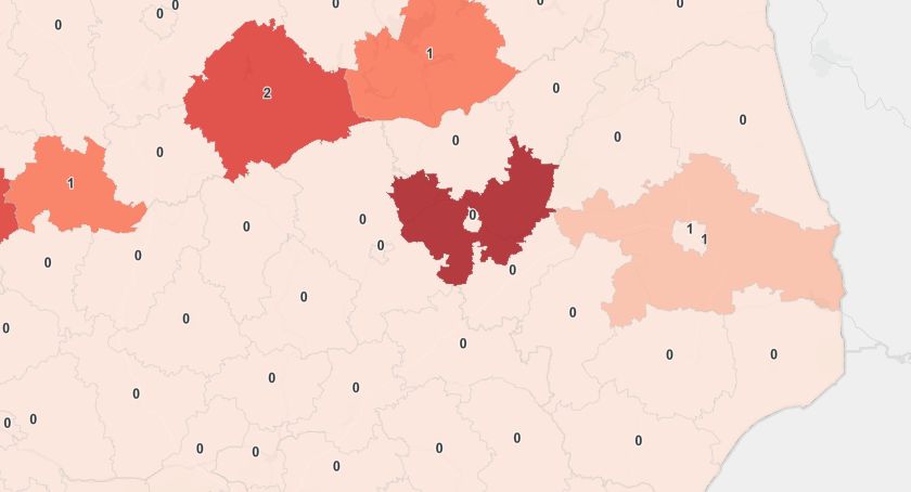 W powiecie potwierdzono nowe zakażenia koronawirusem