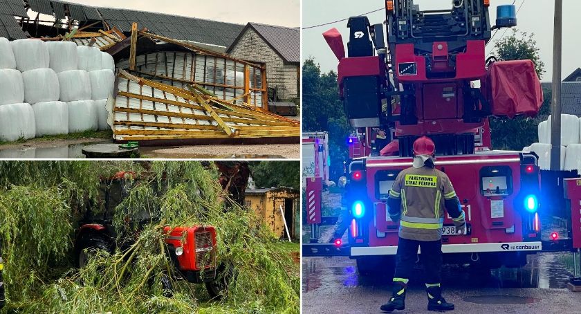 Zniszczone gospodarstwa po burzy w gminie Jedwabne! To była trąba powietrzna? [FOTO i VIDEO]