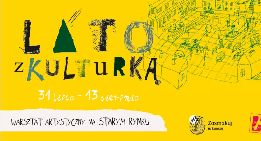 LATO Z KULTURKĄ. MDK-DŚT zaprasza na rodzinne warsztaty artystyczne na Starym Rynku i animacje kulturalne w Parku JPII
