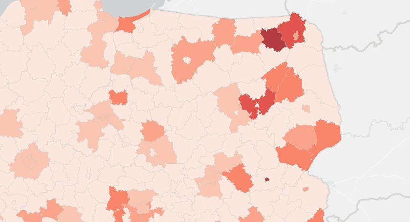 W powiecie łomżyńskim potwierdzono nowe zakażenia koronawirusem