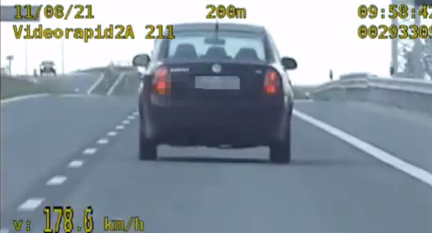 Via Baltica: Pędziła passatem 178 km/h [VIDEO]