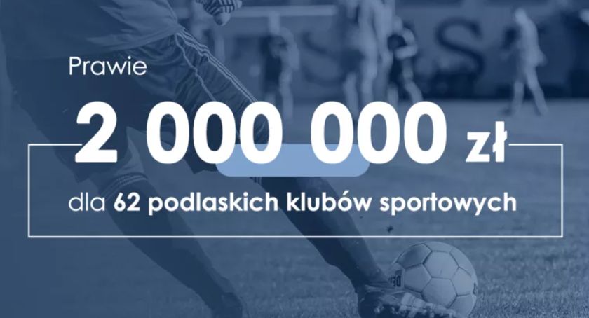 Łomżyńskie kluby sportowe otrzymają pieniądze z budżetu województwa