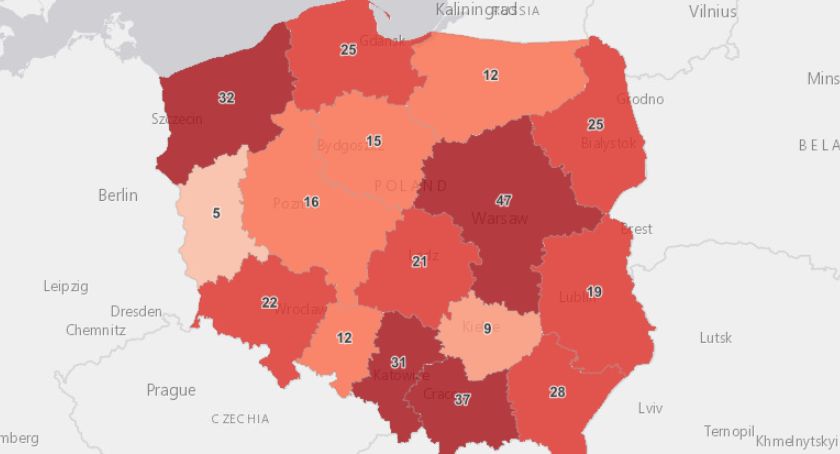 25 nowych zakażeń koronawirusem w Podlaskiem. W powiecie potwierdzono jeden przypadek