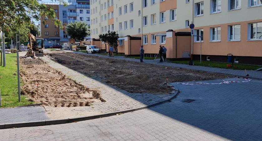 Remont ulicy i parkingu na łomżyńskim osiedlu