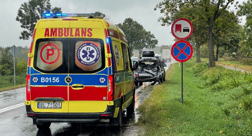 Dwoje dzieci w szpitalu. Tir wjechał w tył mitsubishi! [FOTO]