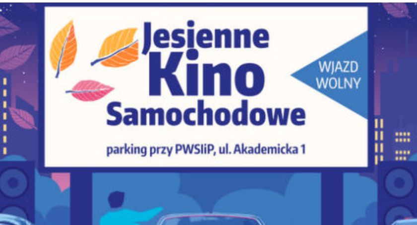Jesienne Kino Samochodowe. Projekcje odwołane z powodu deszczu