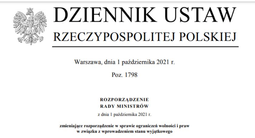 Stan wyjątkowy na granicy z Białorusią przedłużony