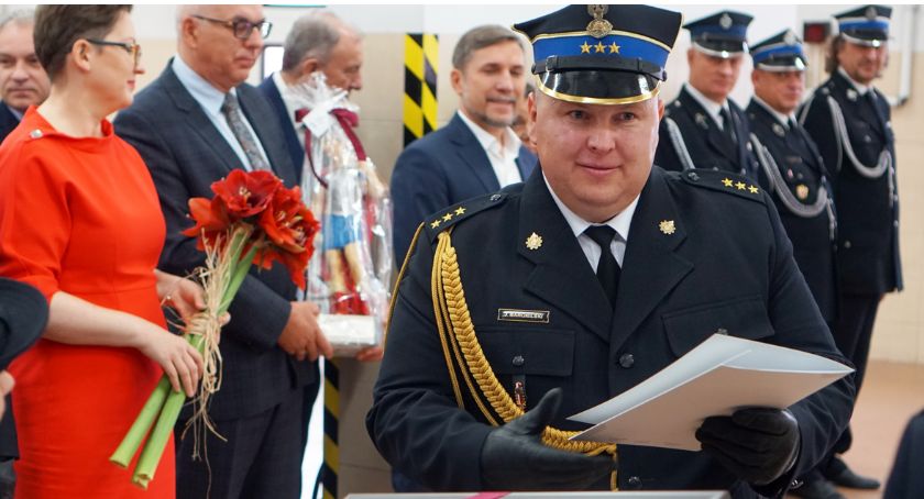 Kapitan Bargielski już oficjalnie komendantem straży pożarnej w Łomży [FOTO i VIDEO]