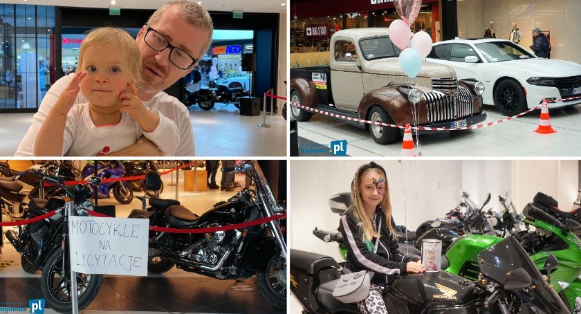 Wystawa motocykli i samochodów w Galerii Veneda. Można pomóc małej Julce! [VIDEO i FOTO]