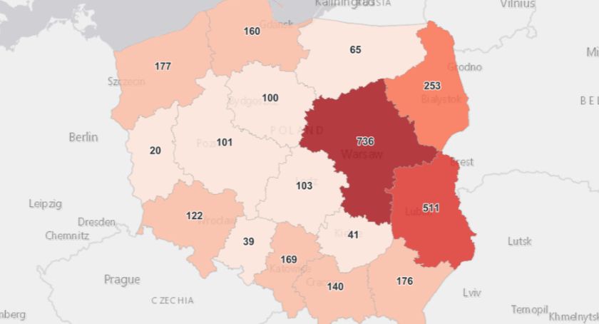 Nowe przypadki zakażenia koronawirusem w Łomży i powiecie