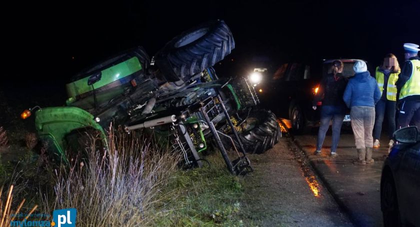 Zakleszczony traktorzysta był pijany. A ciągnik nie miał aktualnych badań technicznych